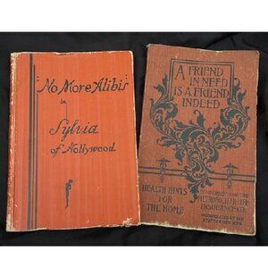 1903 and 1935 “A Friend in Need is a Friend Indeed” & “No More Alibis” books